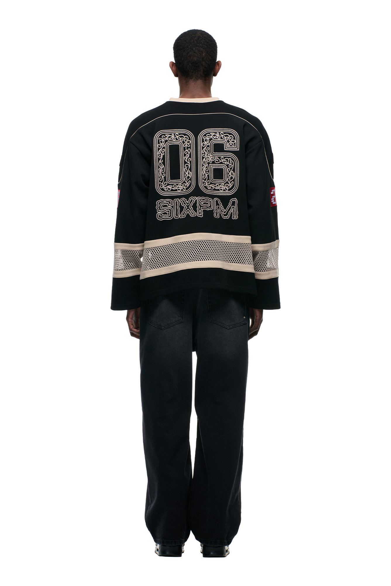 ORNAMENT HOCKEY JERSEY BLACK