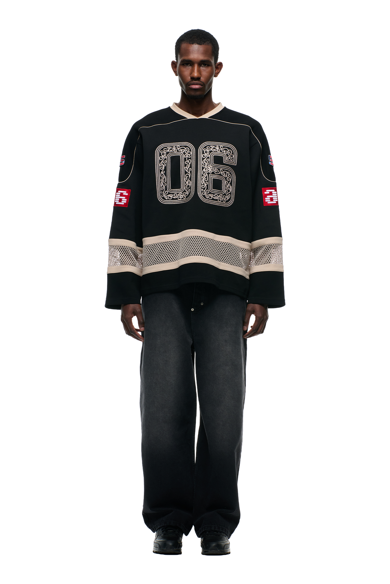ORNAMENT HOCKEY JERSEY BLACK