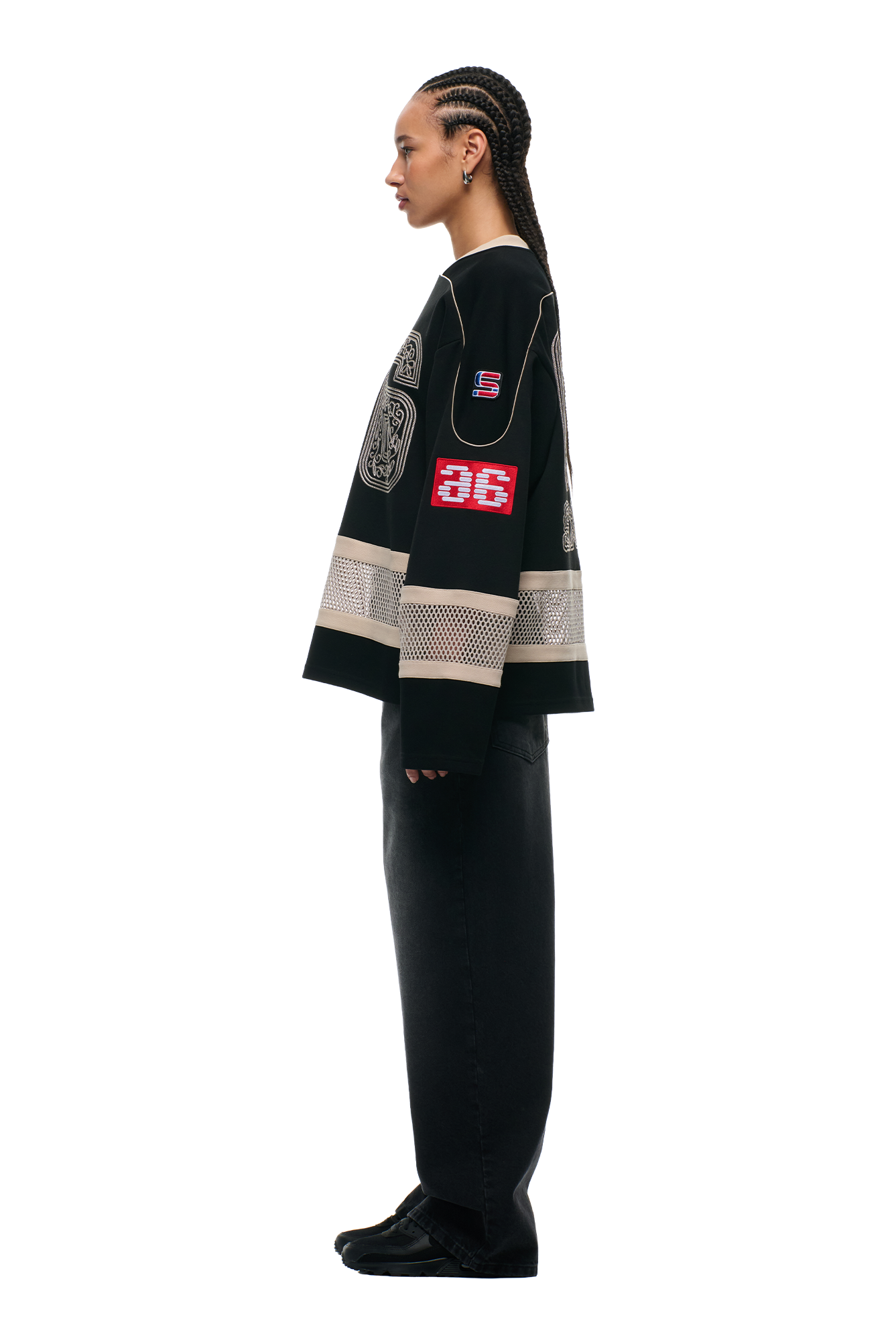 ORNAMENT HOCKEY JERSEY BLACK