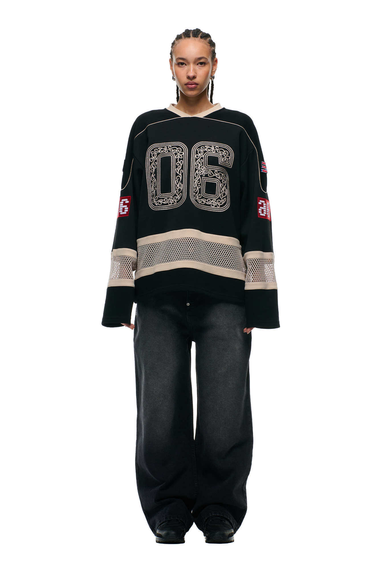 ORNAMENT HOCKEY JERSEY BLACK