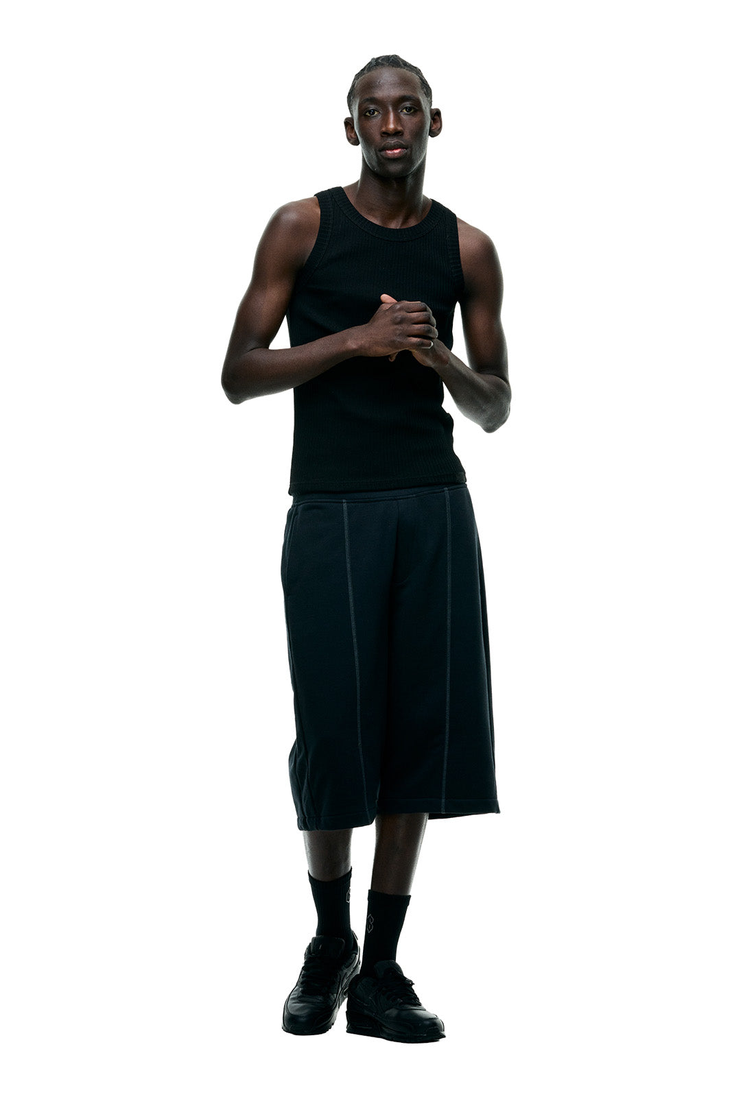 WIDE RIB TANKTOP BLACK