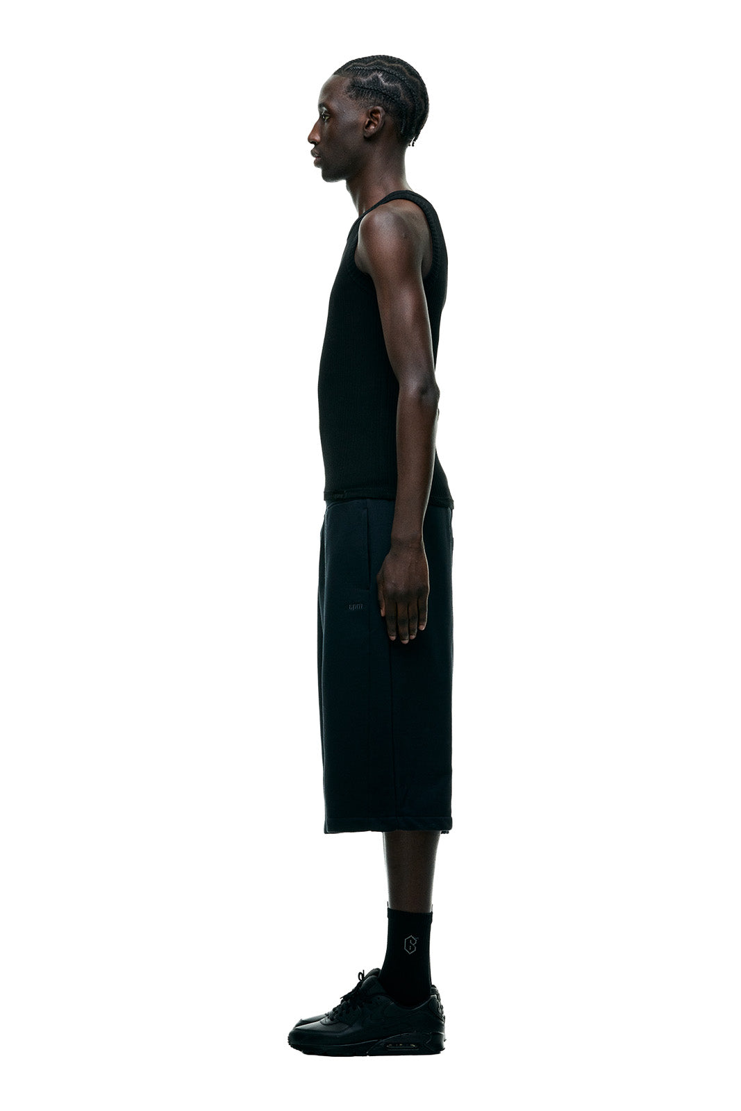 WIDE RIB TANKTOP BLACK