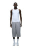 6PM+ LONG SHORTS GREY MELANGE