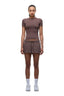 WMNS T-SHIRT STONE BROWN