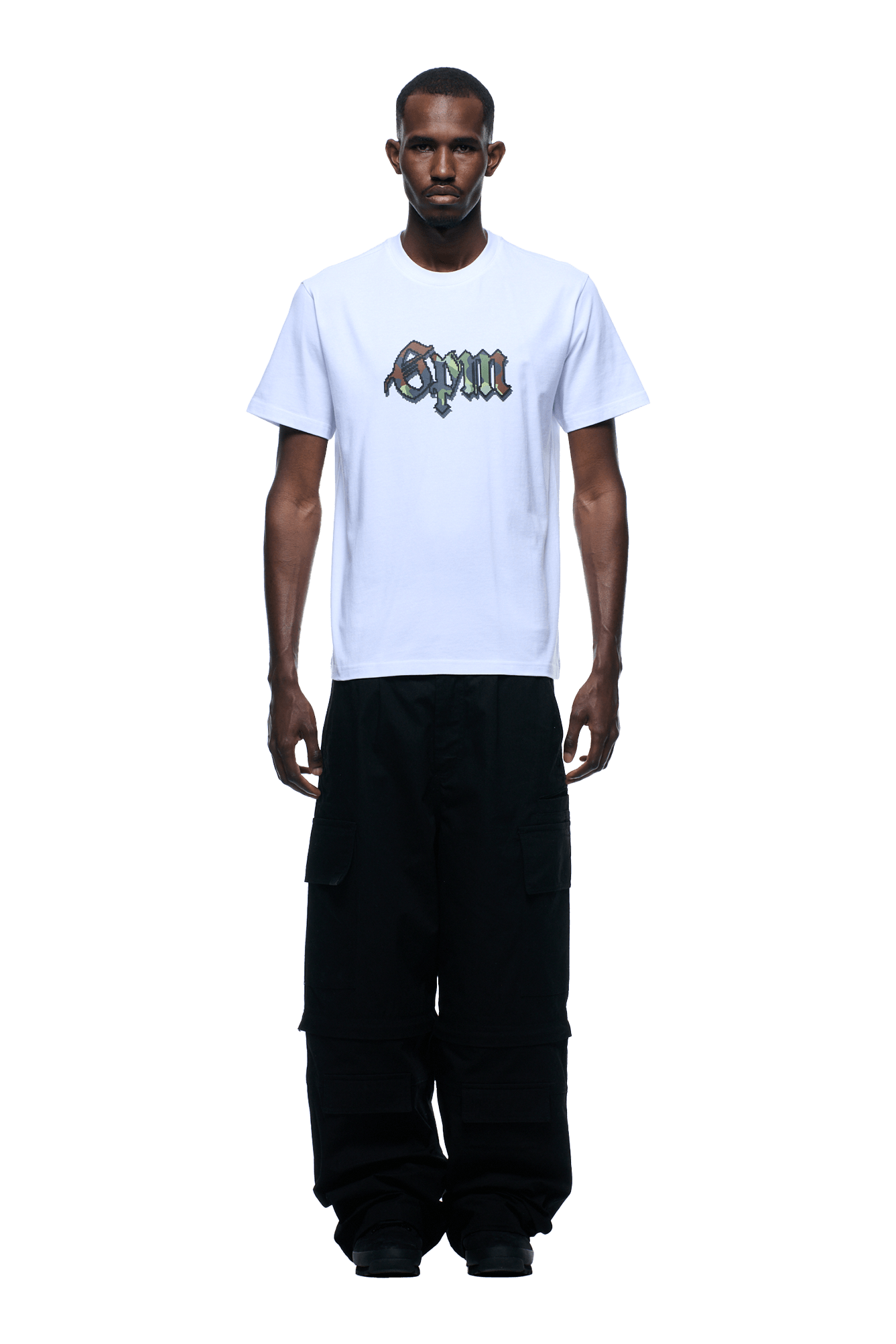 OLD ENGLISH CAMO TEE WHITE