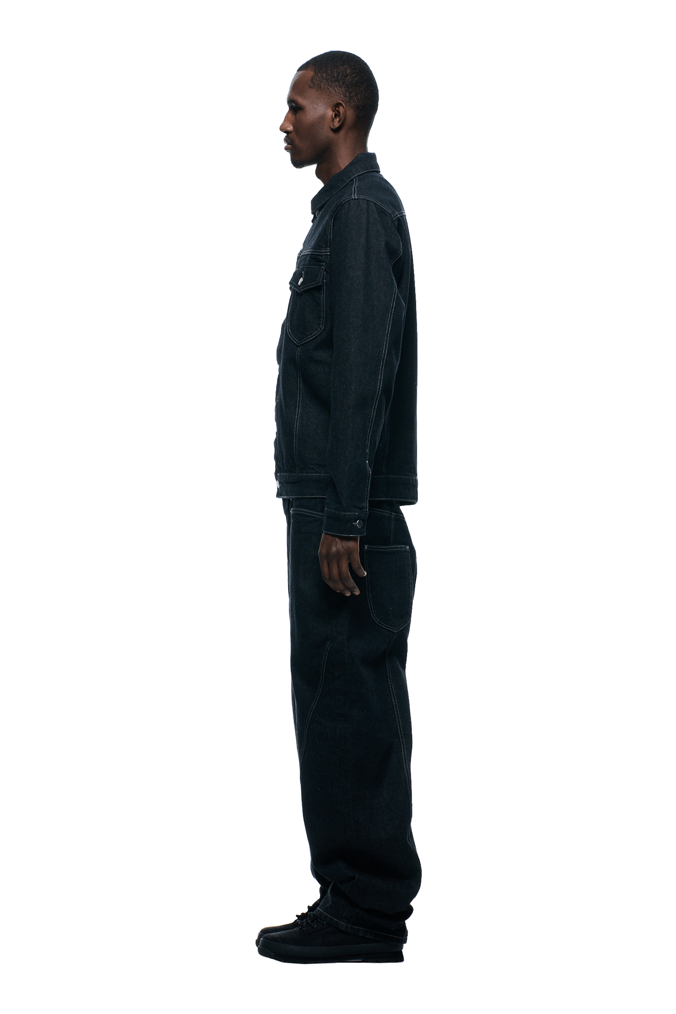TYPE 6 DENIM JACKET BLACK RAW