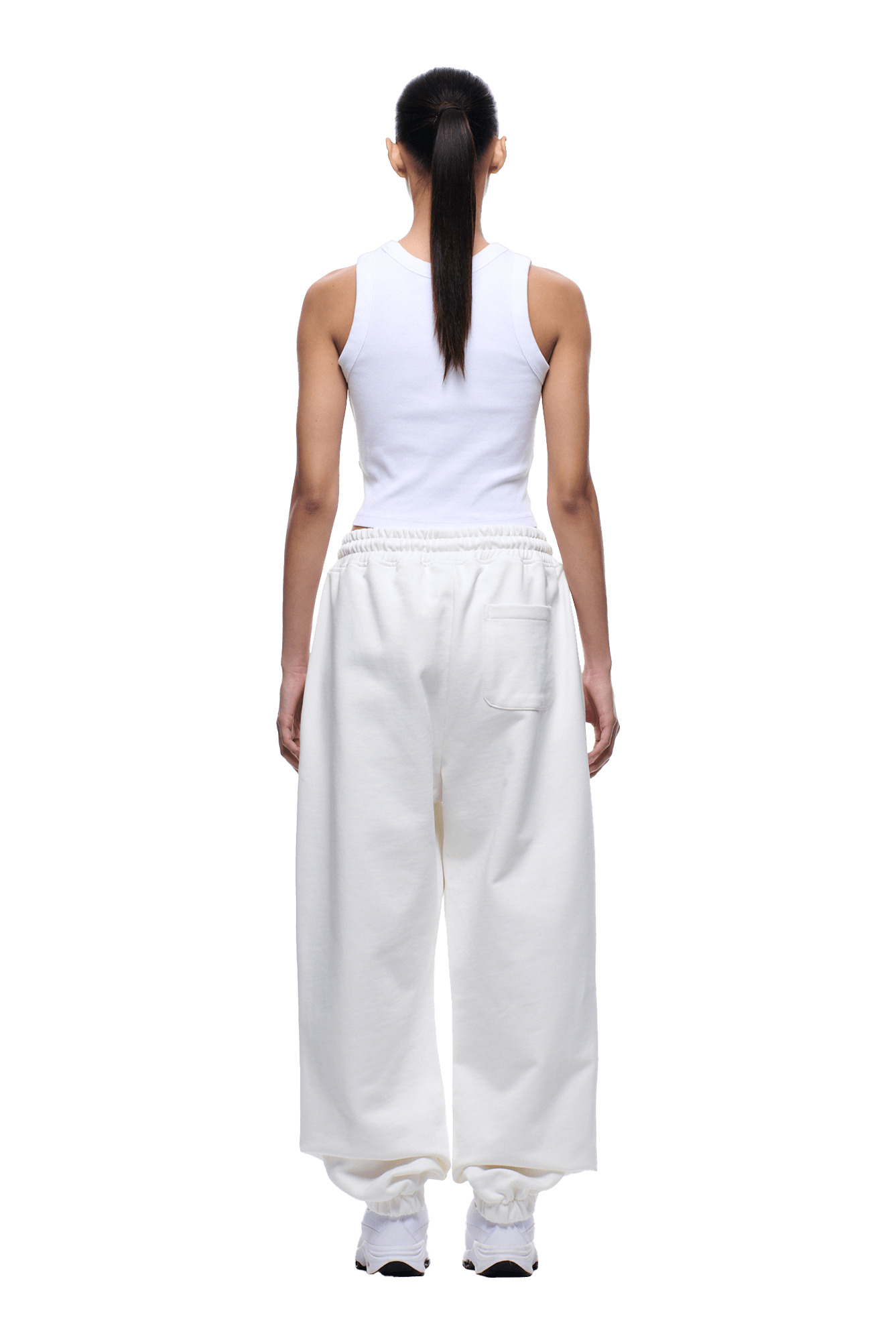 SUPER WIDE JOGGER COCONUT WHITE