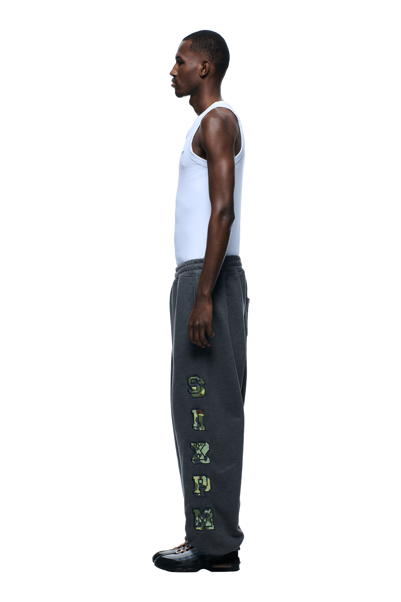 SUPER WIDE JOGGER GREY CAMO