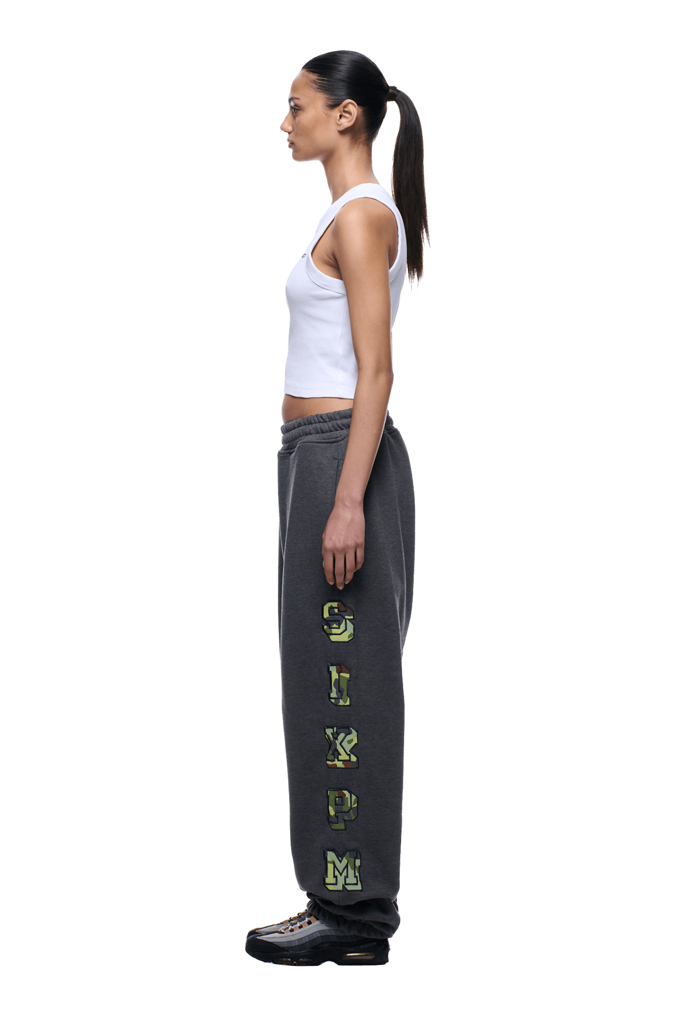 SUPER WIDE JOGGER GREY CAMO
