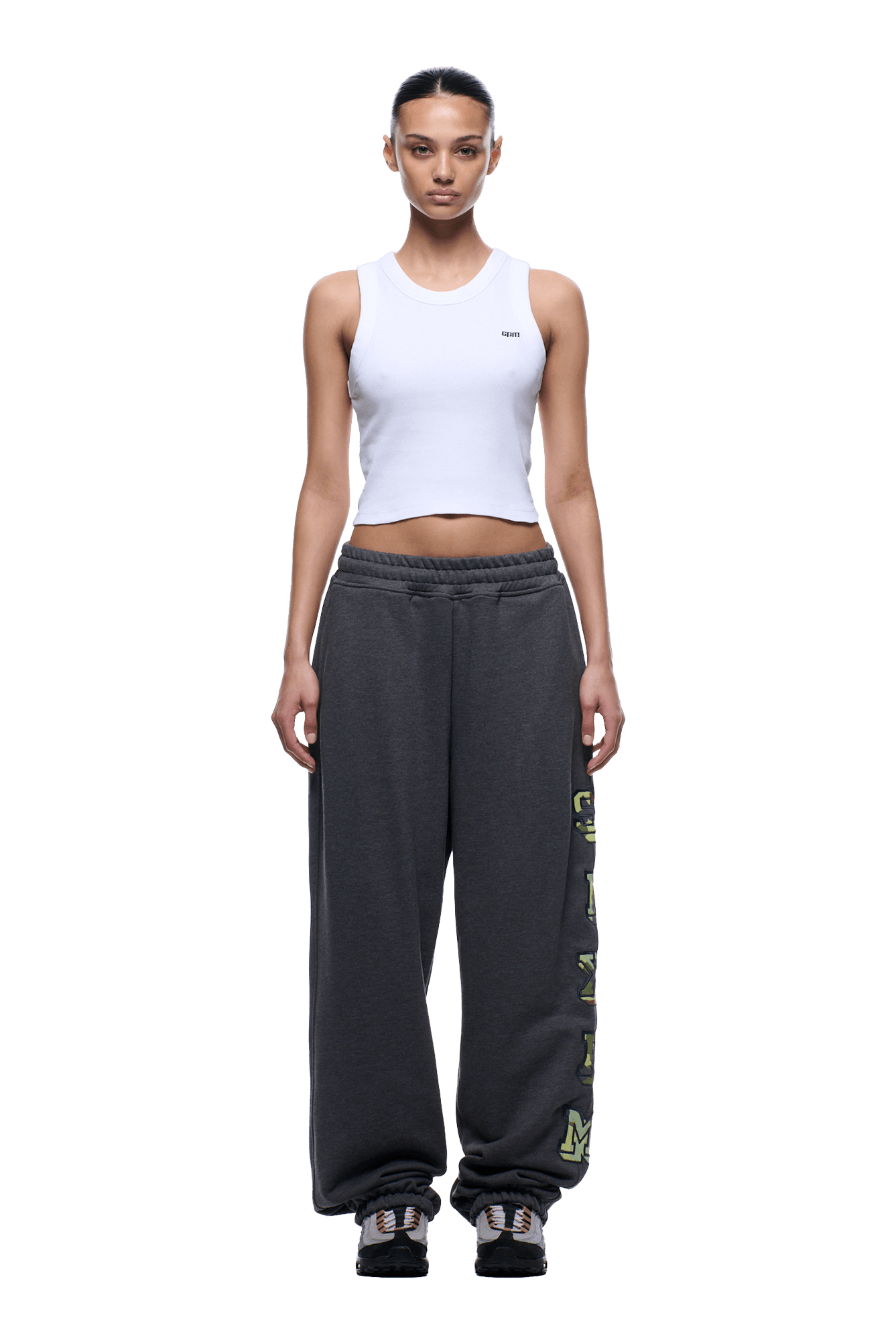 SUPER WIDE JOGGER GREY CAMO