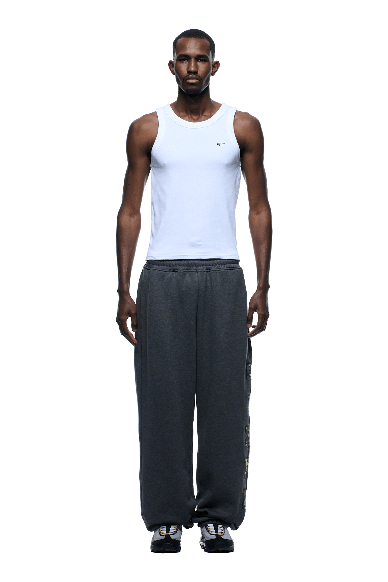SUPER WIDE JOGGER GREY CAMO