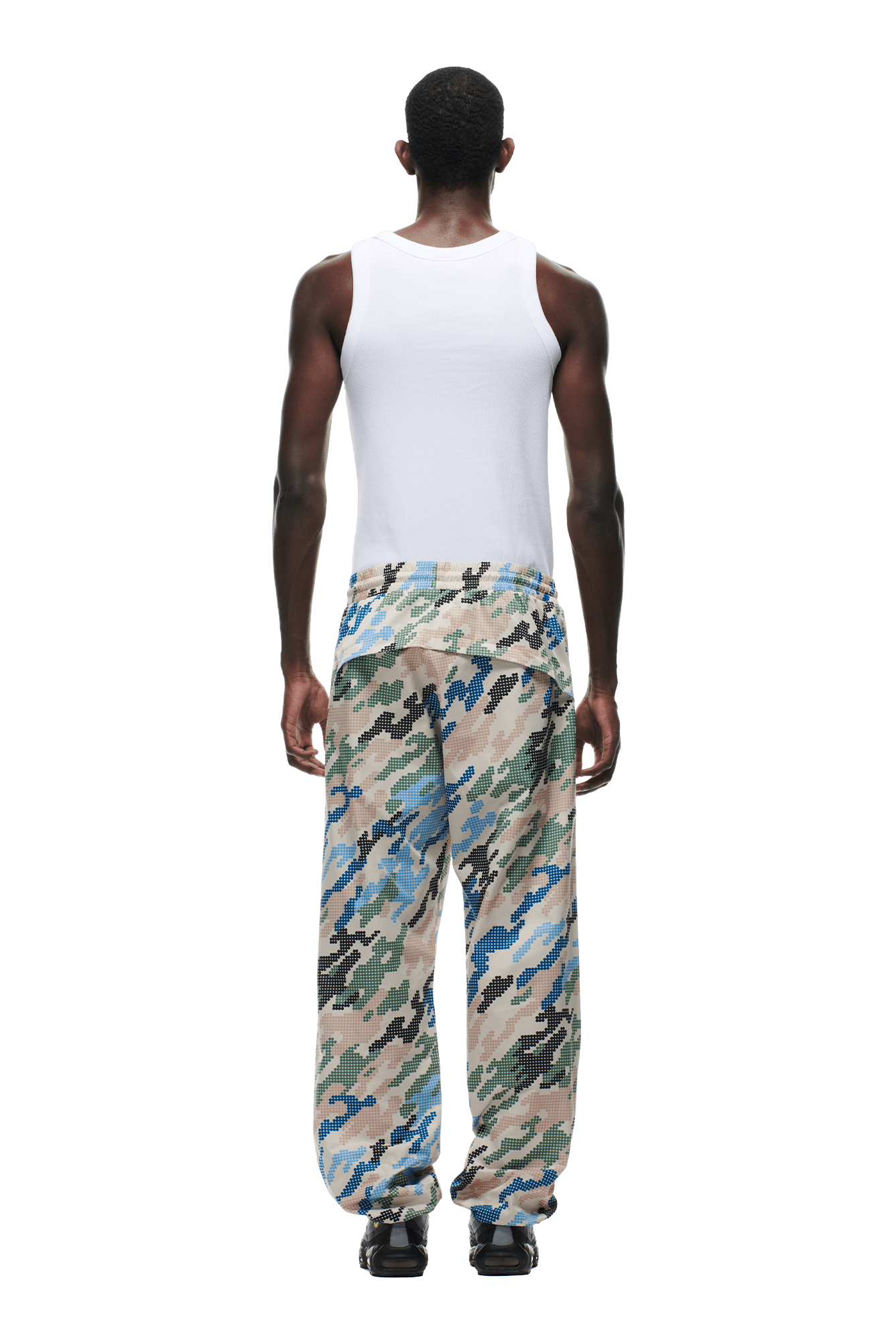 DOT CAMO TRACK PANTS
