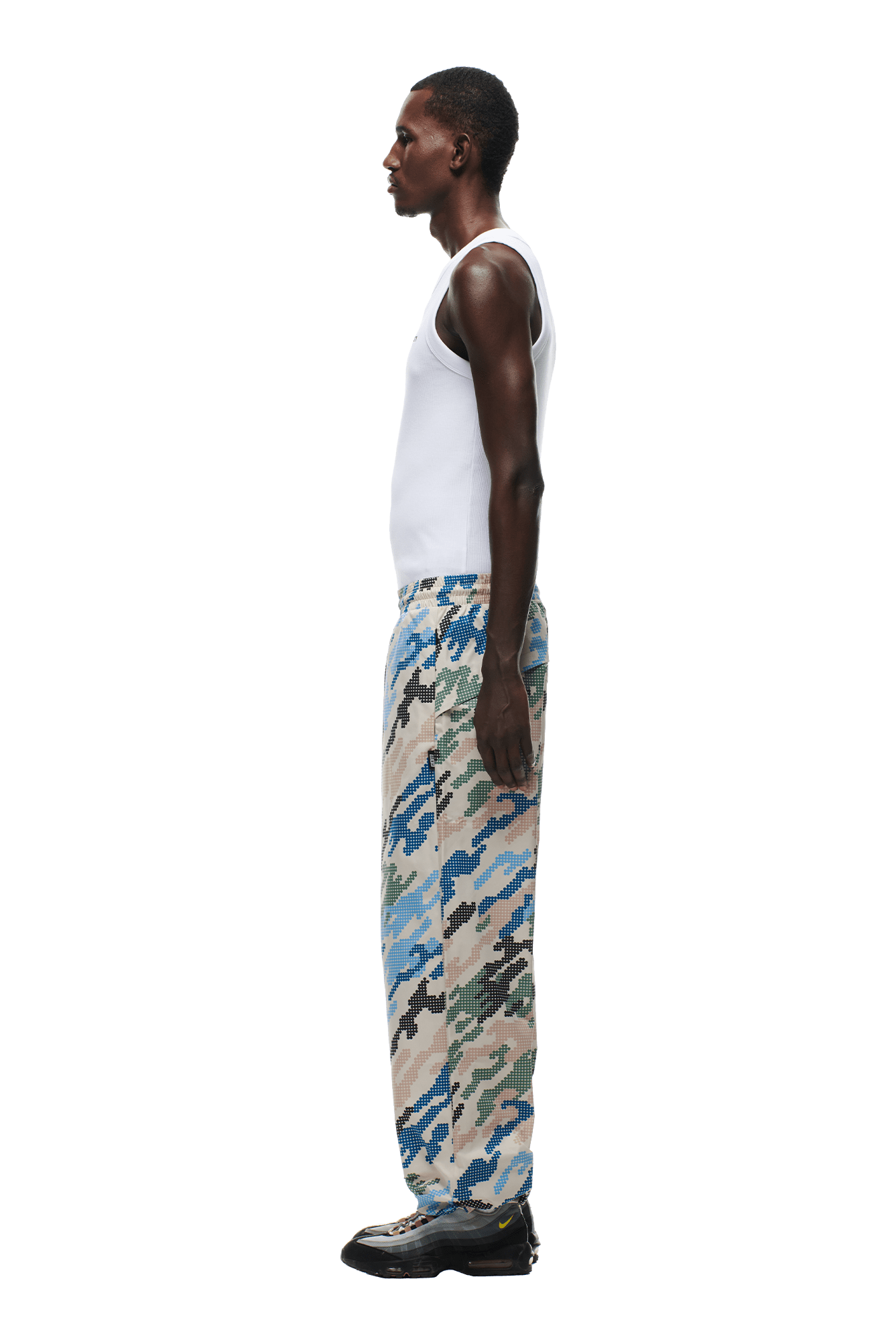 DOT CAMO TRACK PANTS