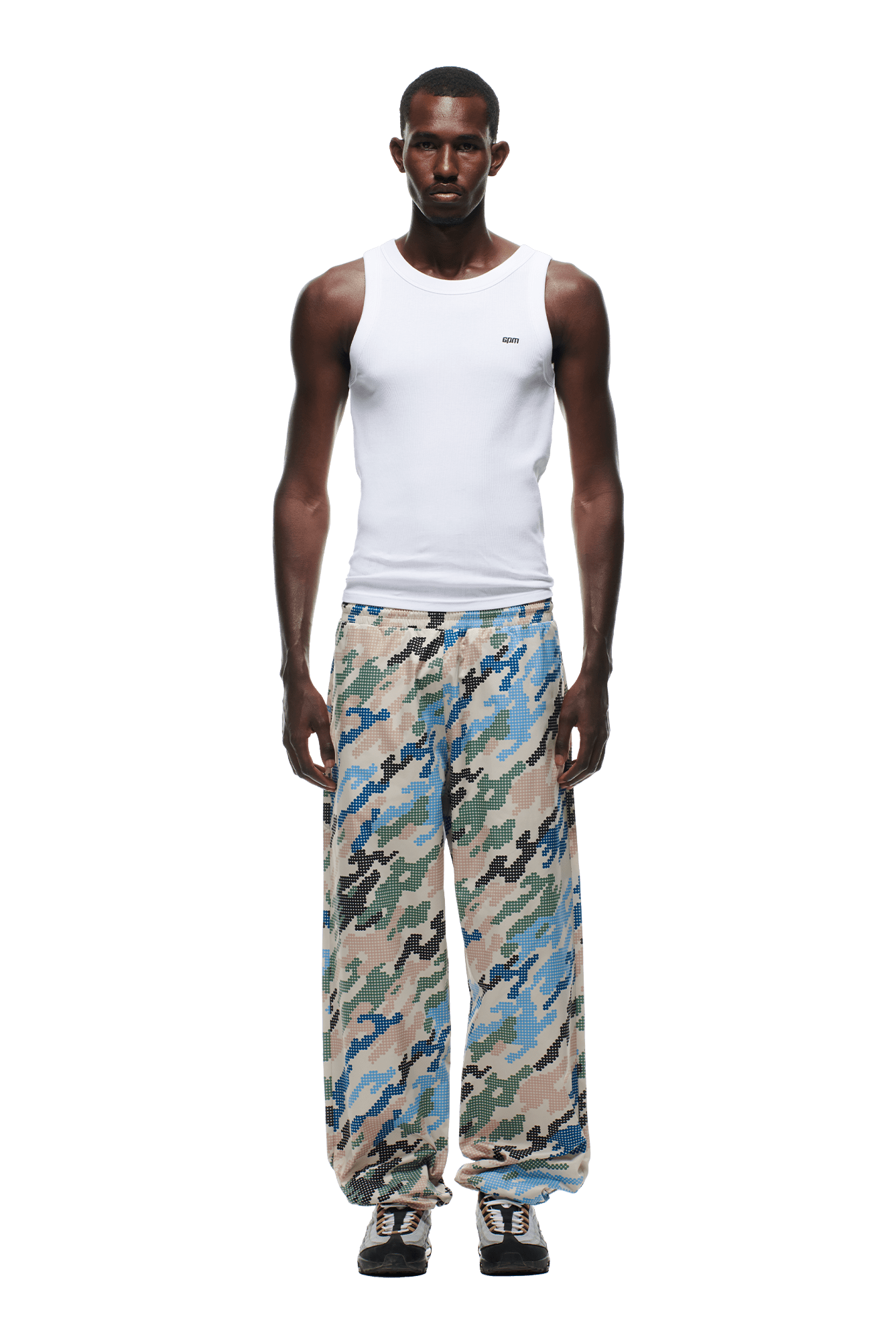 DOT CAMO TRACK PANTS