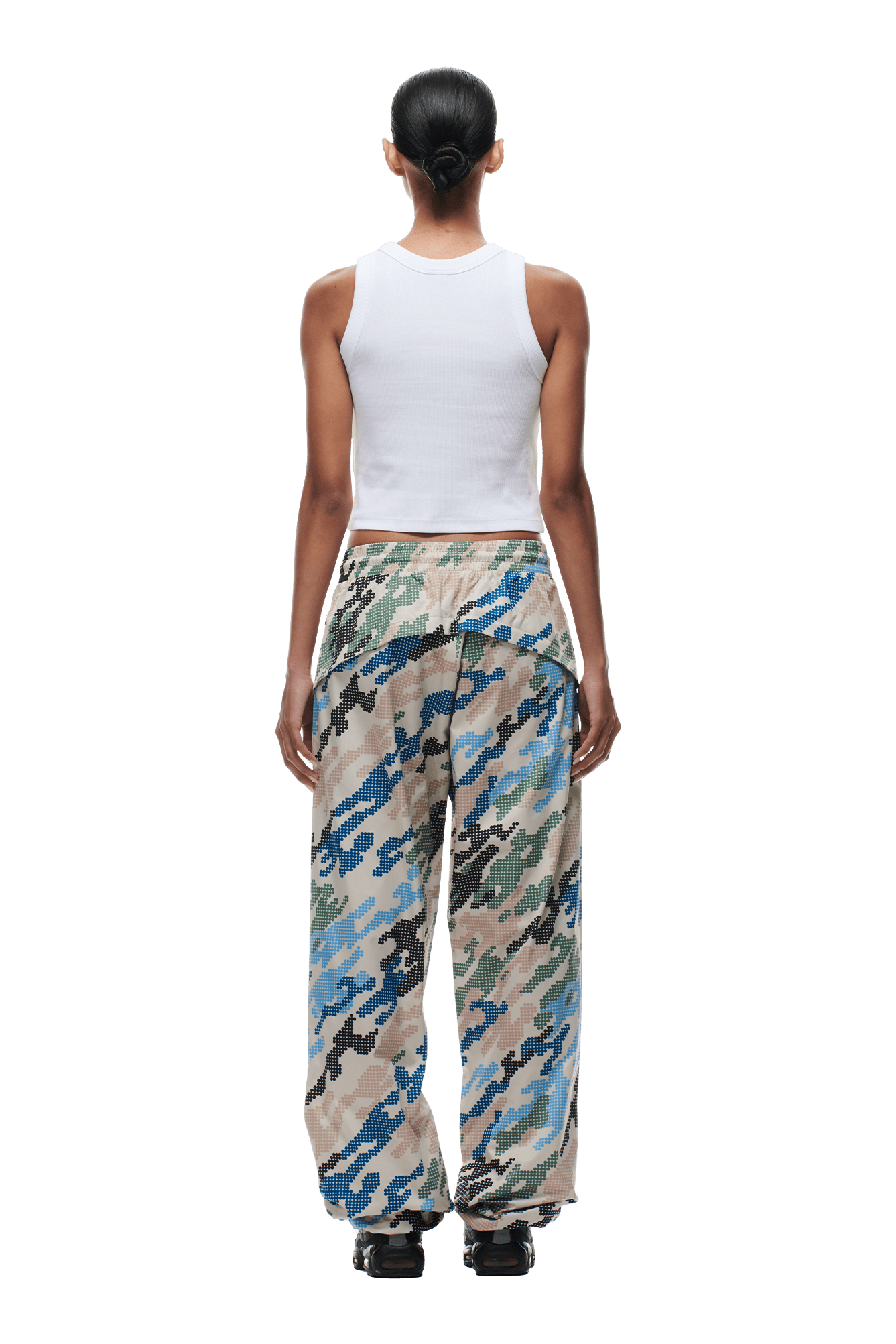 DOT CAMO TRACK PANTS