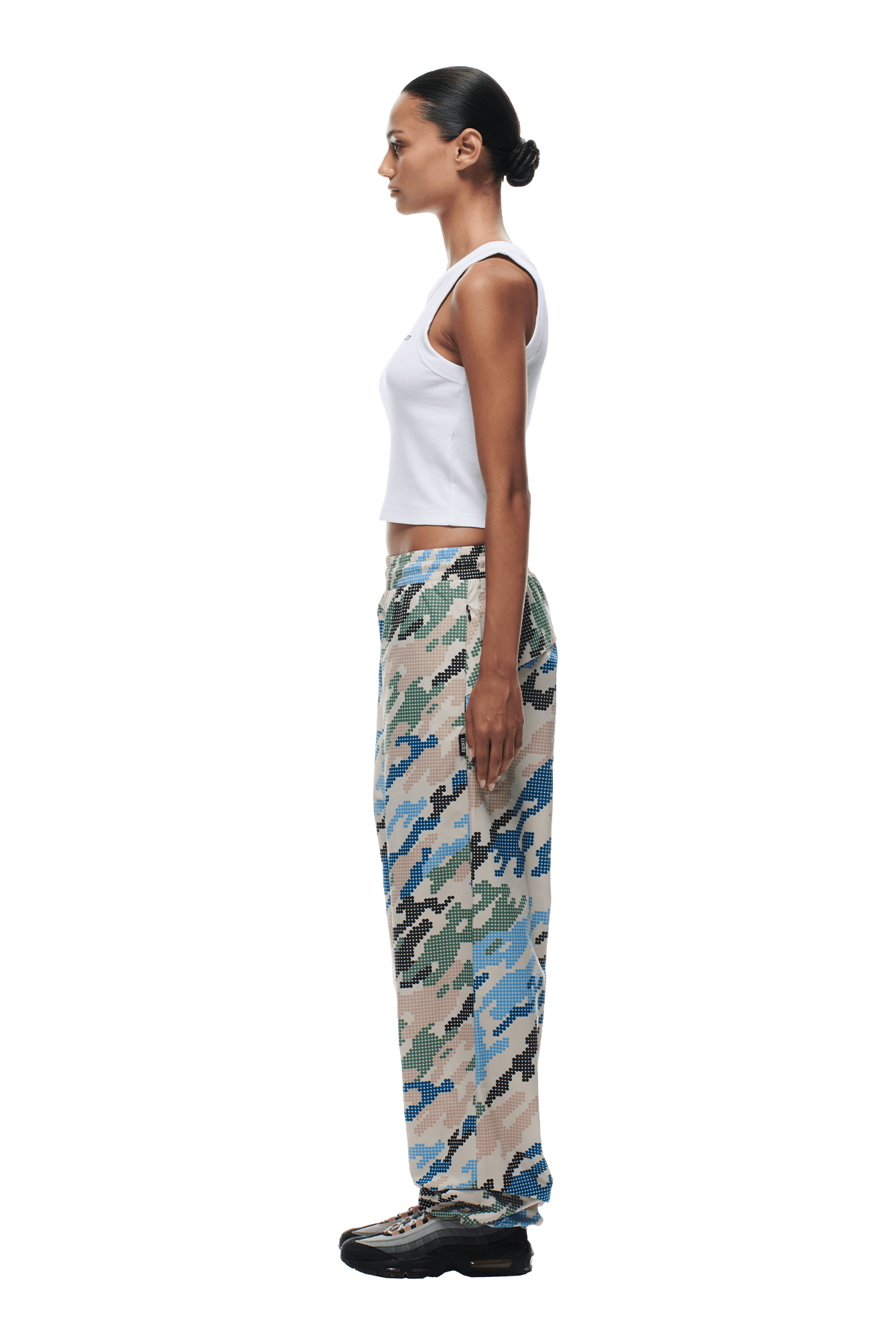 DOT CAMO TRACK PANTS