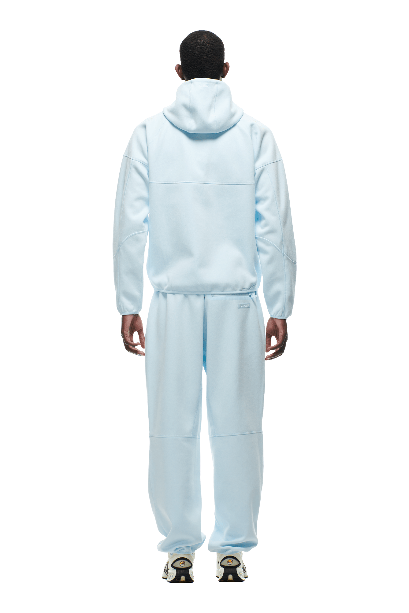 HOODED ROADMAN JACKET ICE BLUE