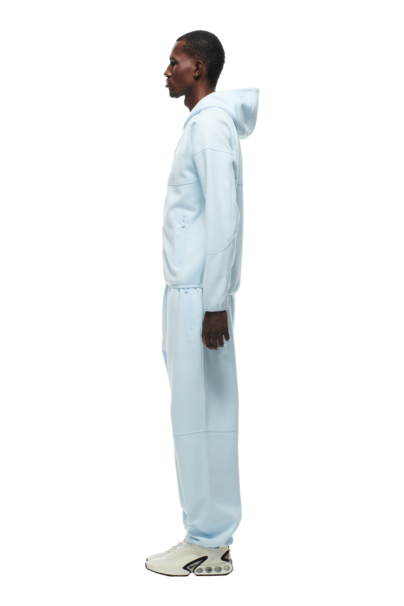 HOODED ROADMAN JACKET ICE BLUE