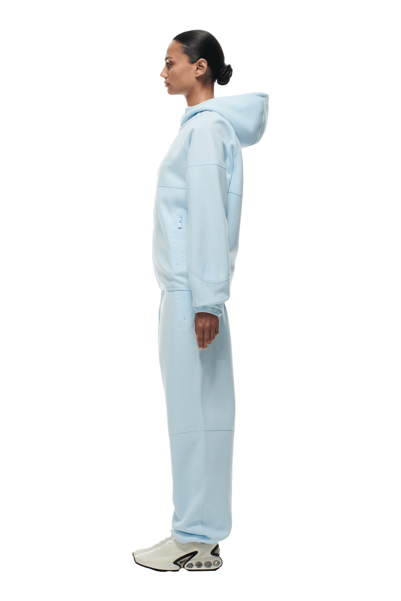 HOODED ROADMAN JACKET ICE BLUE