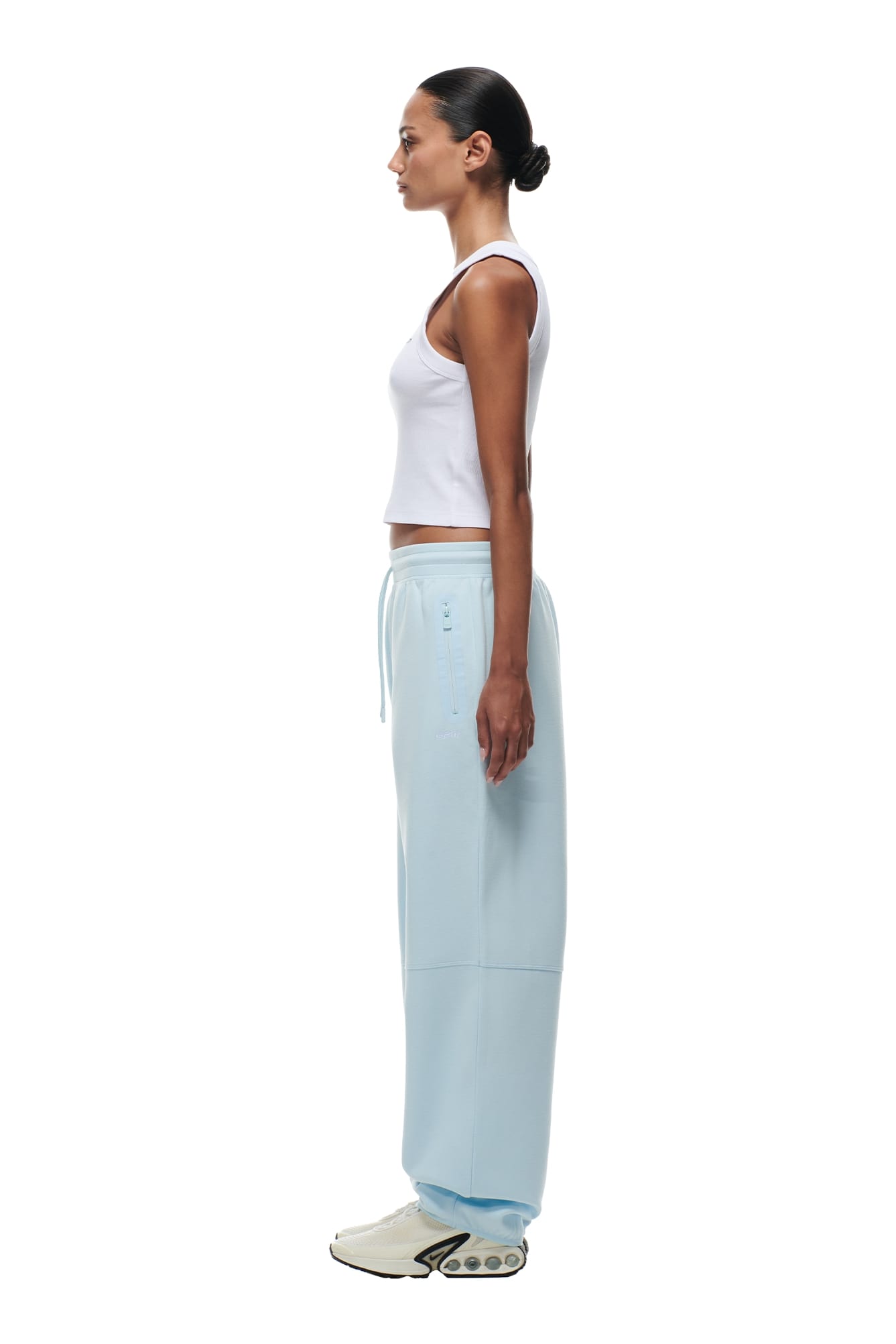WIDE ROADMAN PANTS ICE BLUE