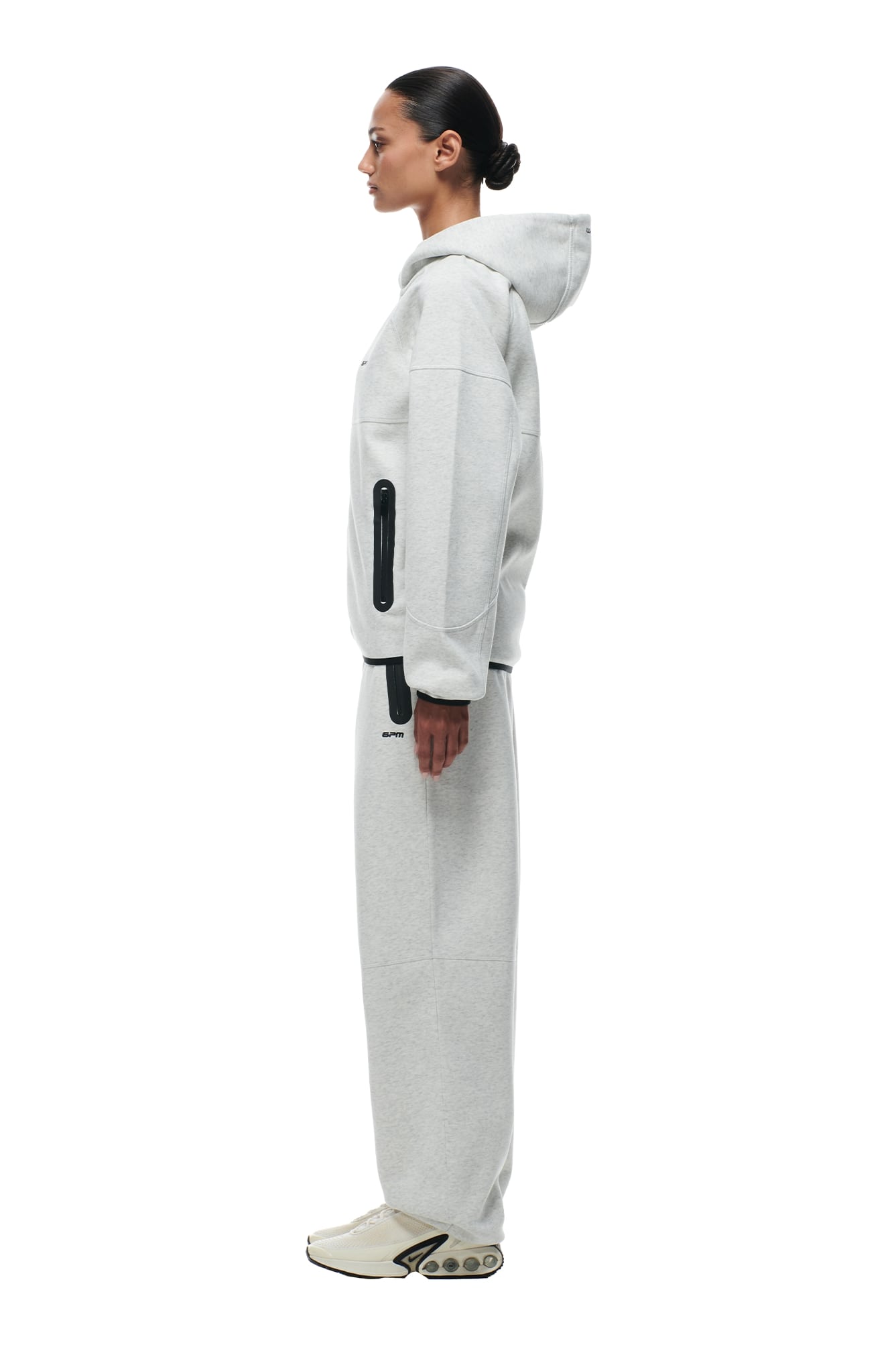 HOODED ROADMAN JACKET LIGHT GREY