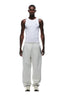 WIDE ROADMAN PANTS LIGHT GREY MELANGE