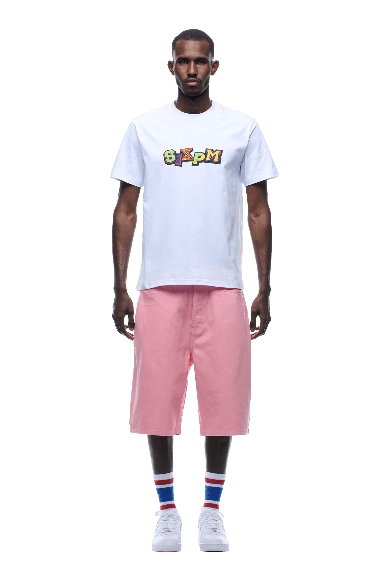 MULTI FONT TEE WHITE