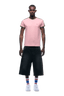 SLIM FIT RINGER TEE PINK