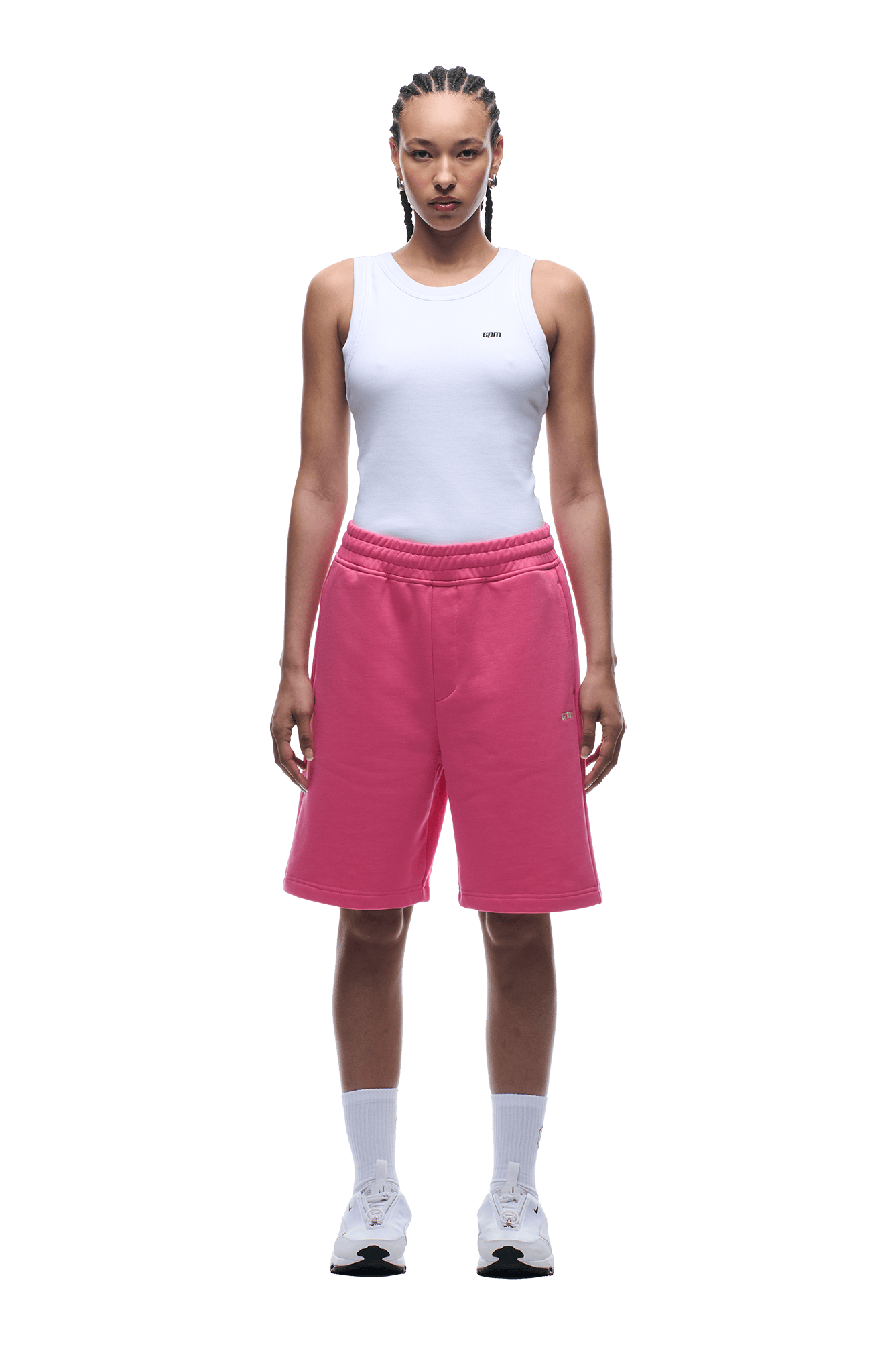 6PM+ SHORTS HOT PINK