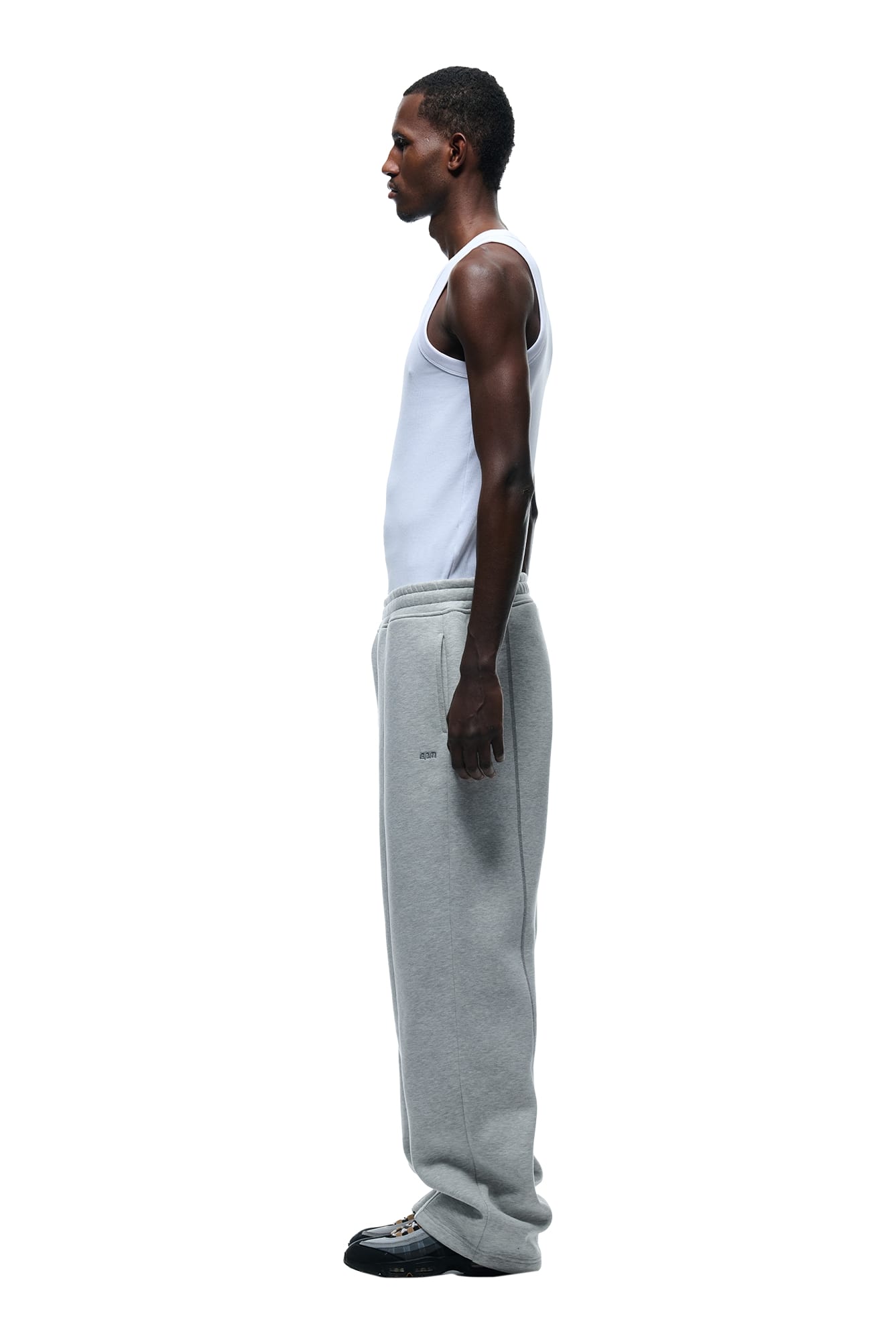 OPEN LEG COVERLOCK GREY
