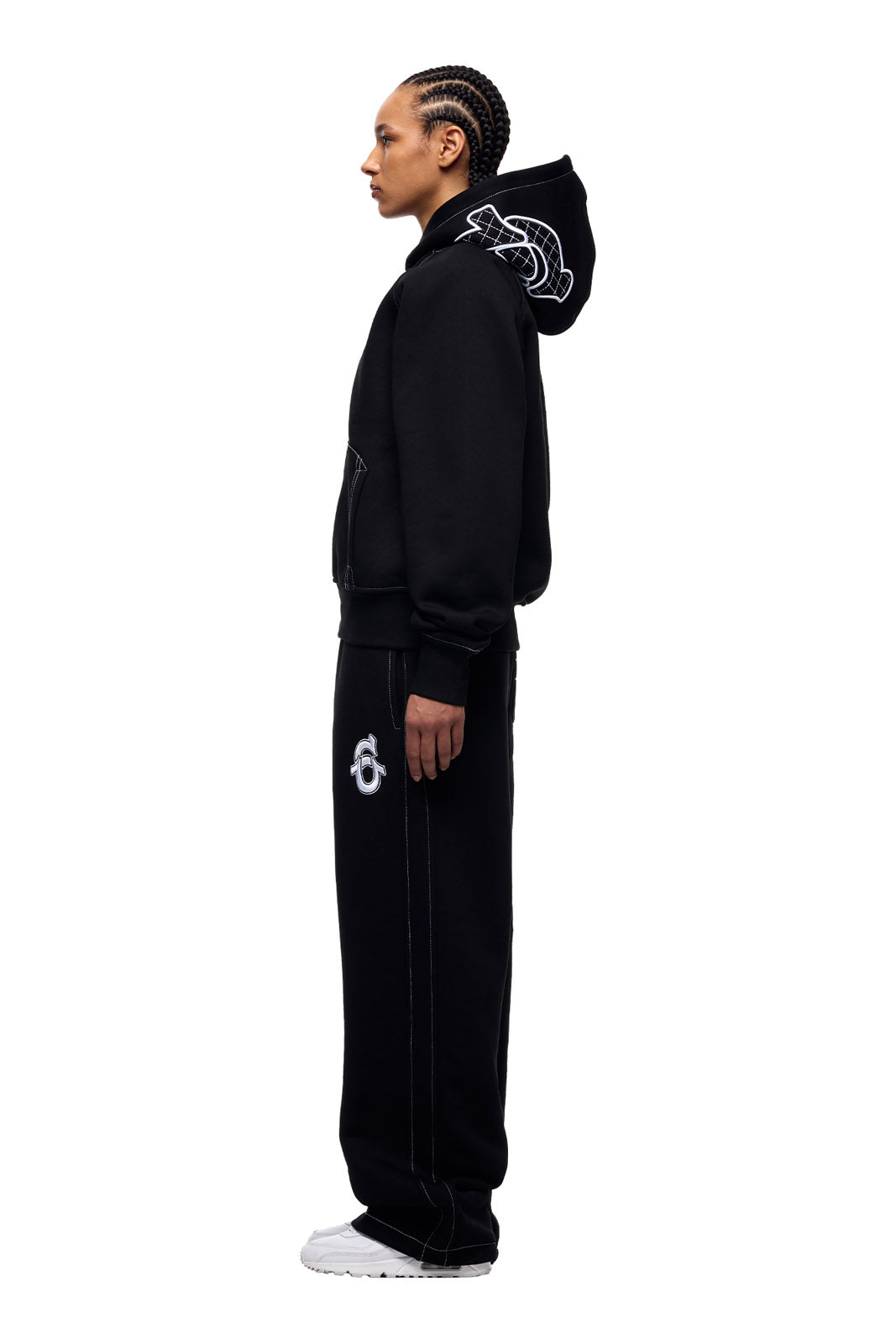 Icons Zip Hoodie Black | 6PM® x True Religion®