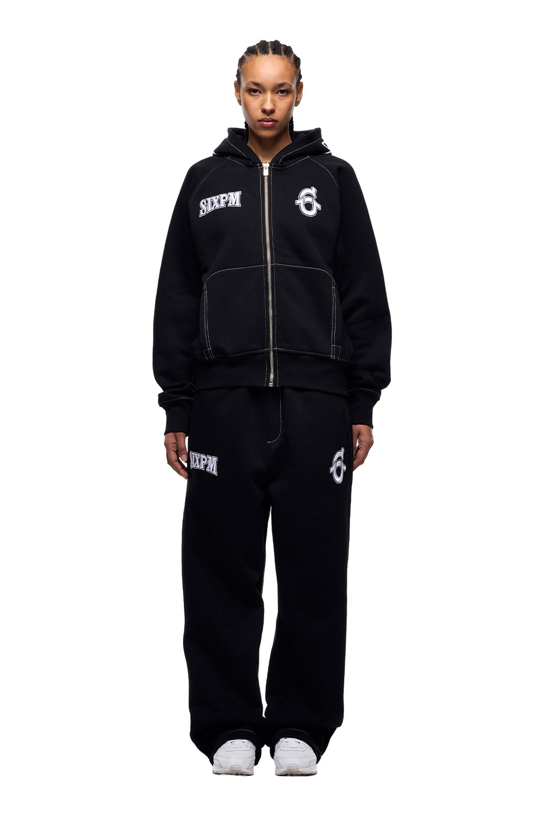 Icons Zip Hoodie Black | 6PM® x True Religion®