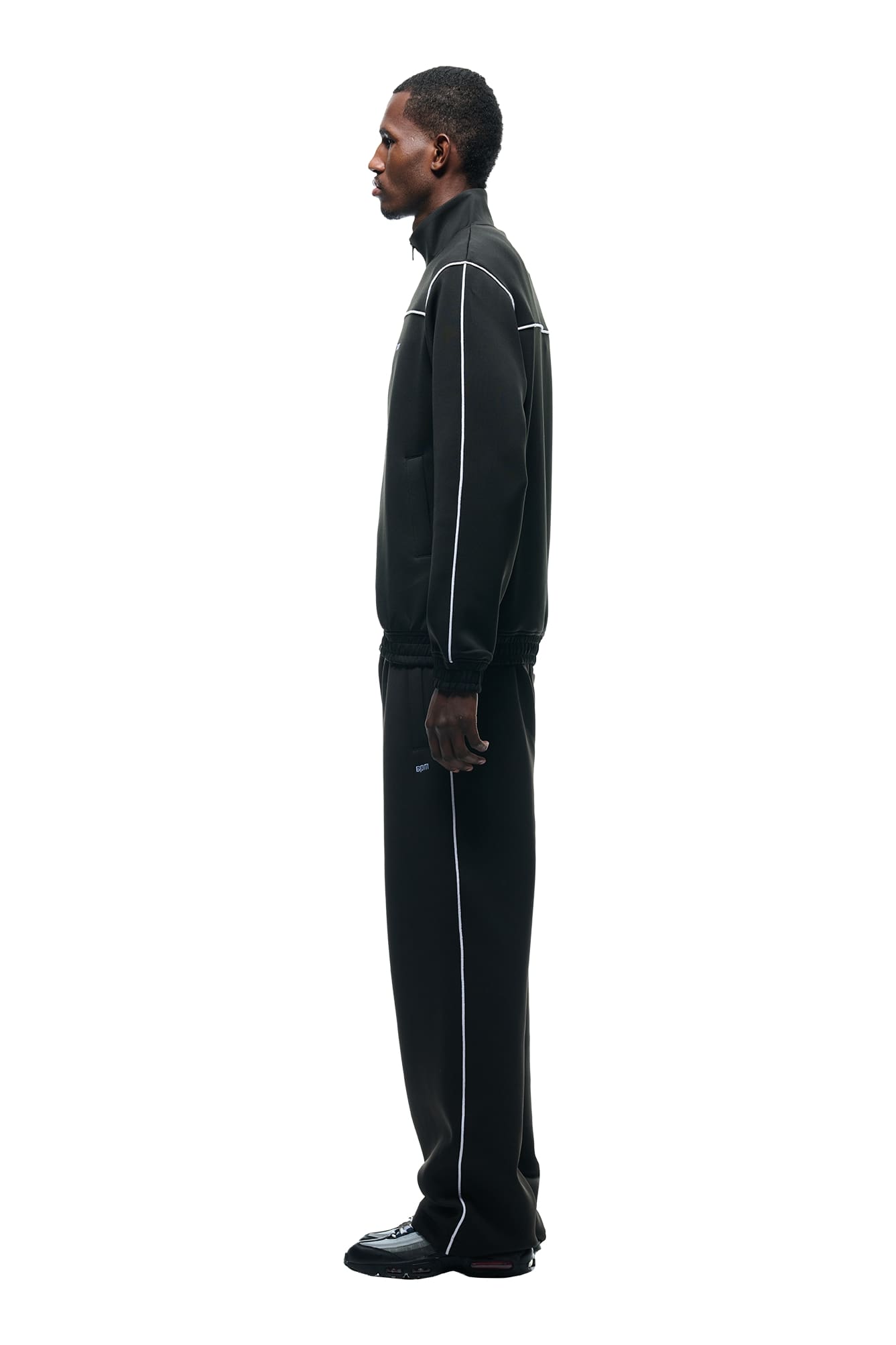 NEOPRENE TRACK JACKET BLACK