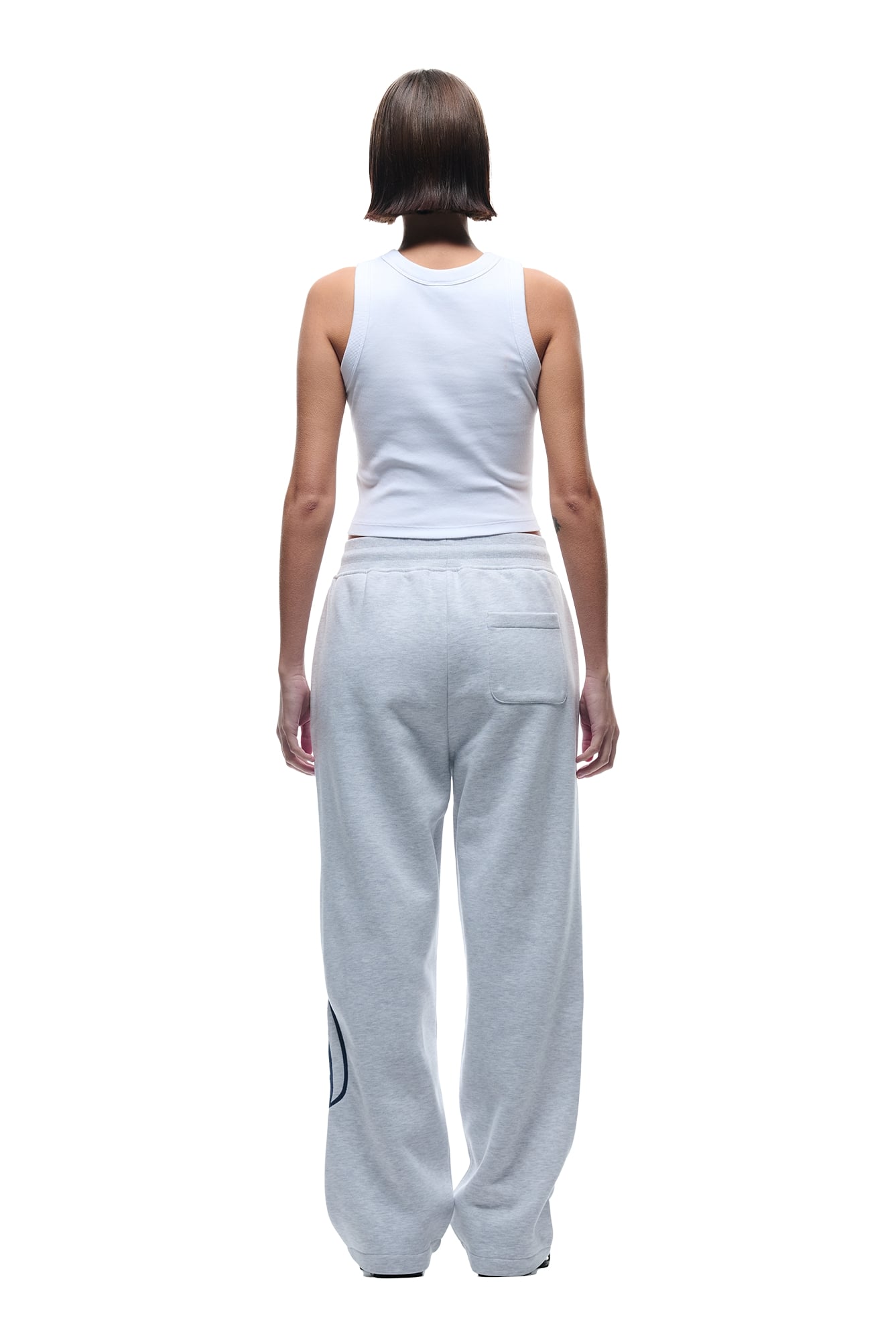 WAVE LOGO OPEN LEG LIGHT GREY