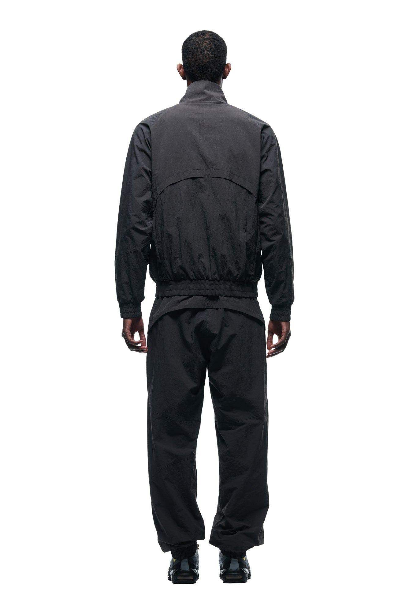 CRINKLE TRACK JACKET IRON GREY