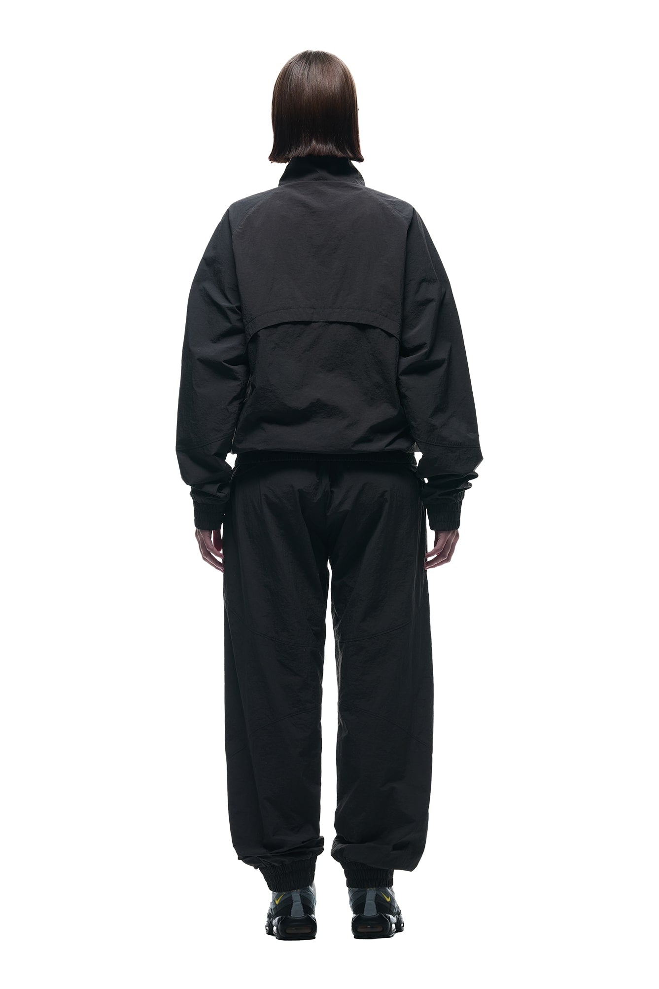 CRINKLE TRACK JACKET IRON GREY