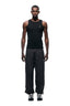 CRINKLE TRACK PANTS IRON GREY