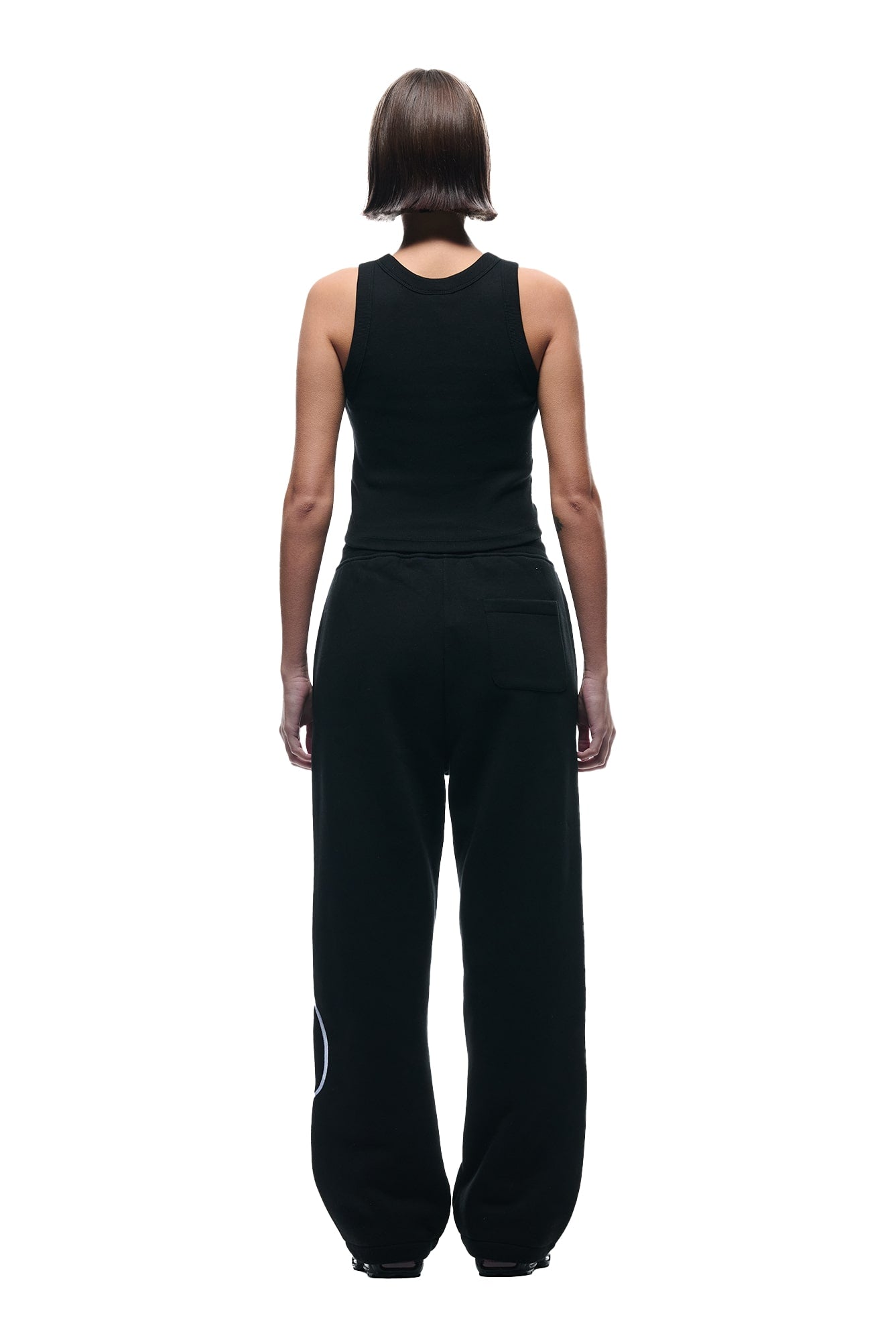 WAVE LOGO OPEN LEG BLACK