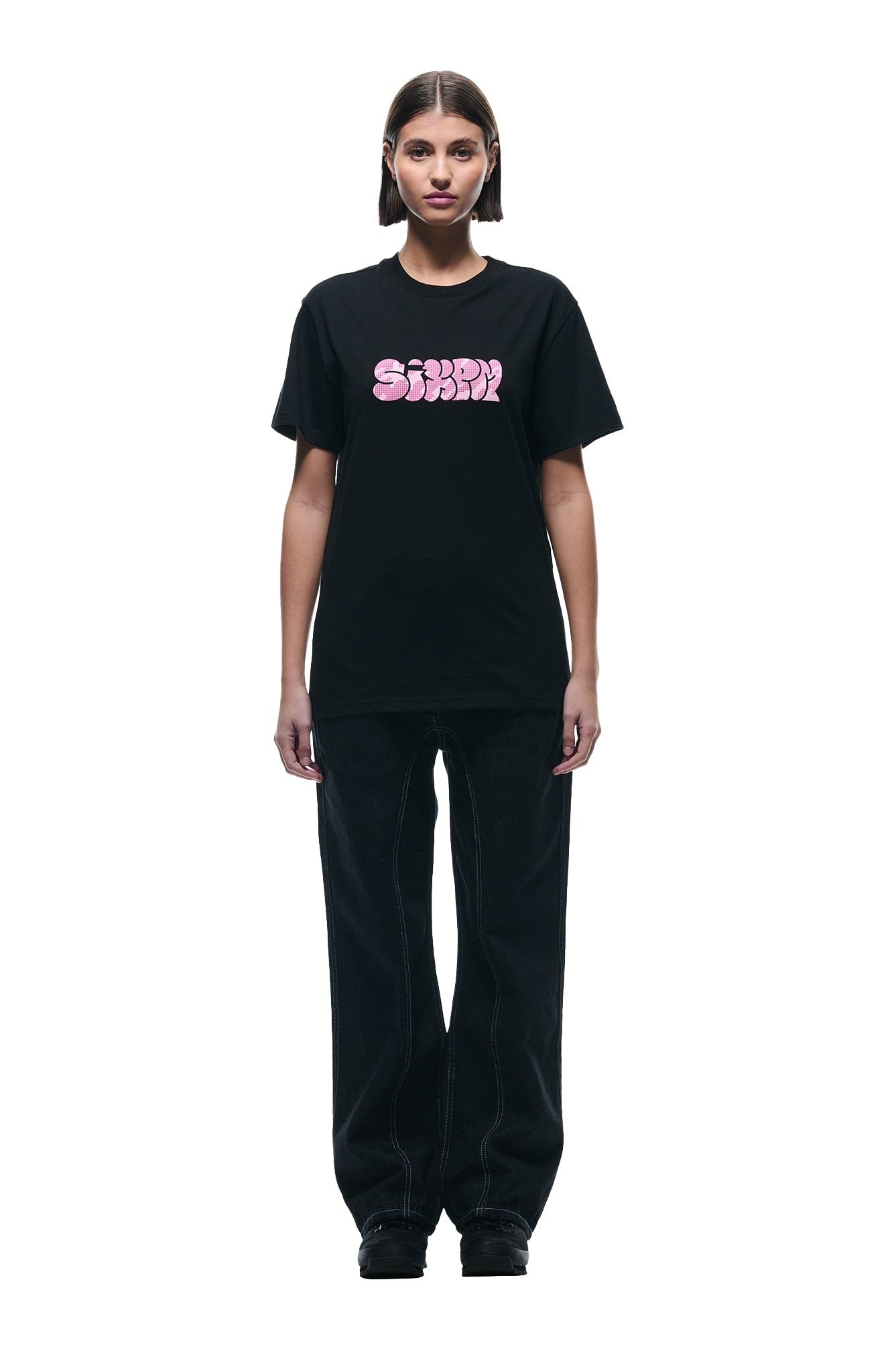 GRAFITTY CAMO T-SHIRT BLACK