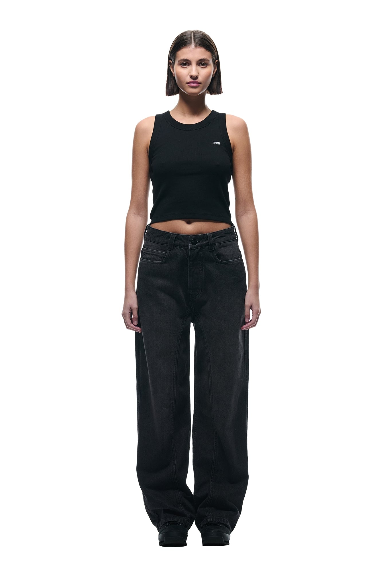 CENTER SEAM DENIM PURPLE OVERDYE