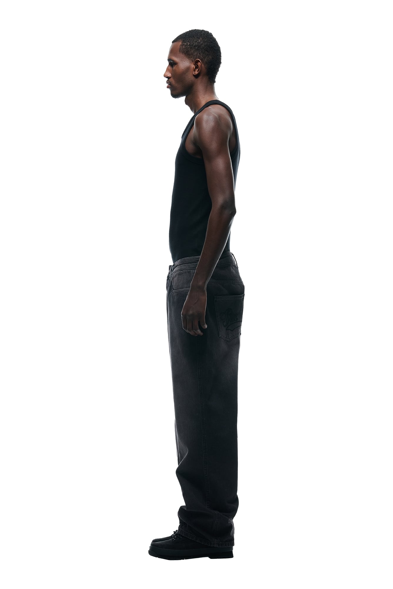 CENTER SEAM DENIM PURPLE OVERDYE