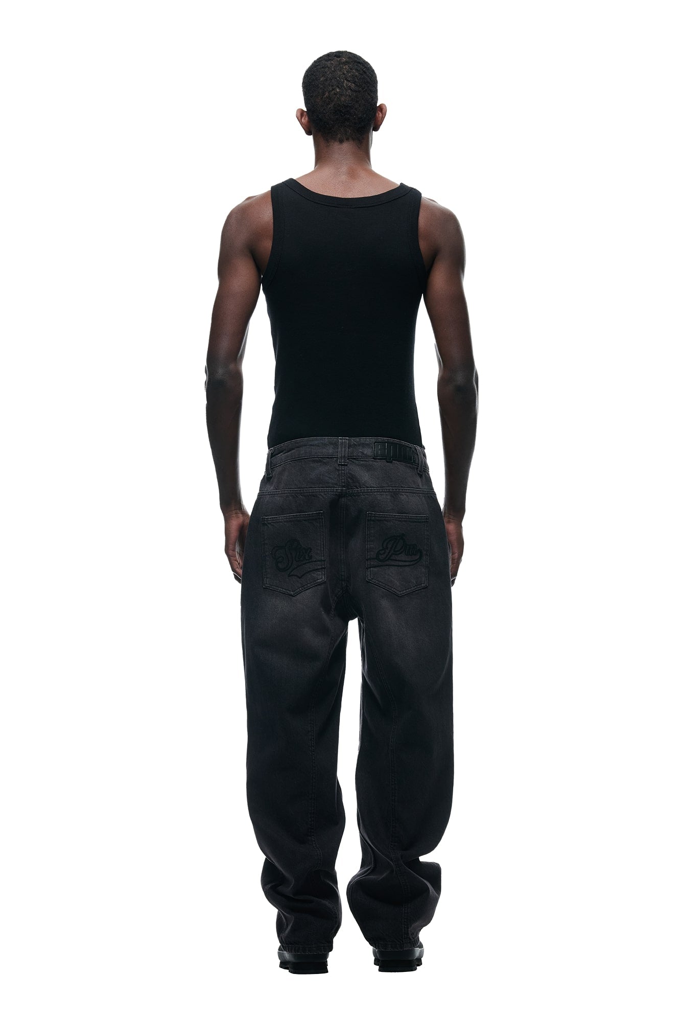 CENTER SEAM DENIM PURPLE OVERDYE