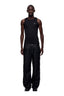 5-POCKET NYLON PANTS BLACK