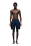 SEERSUCKER SWIM SHORTS BLUE LAKE