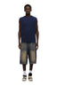 AIRBRUSHED SIX MUSCLE TEE INK NAVY