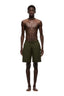 SEERSUCKER SWIM SHORTS FOREST NIGHT