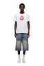 LUCKY LOGO TEE WHITE
