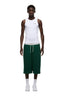 TWO TONE SWEAT SHORTS DARK GREEN
