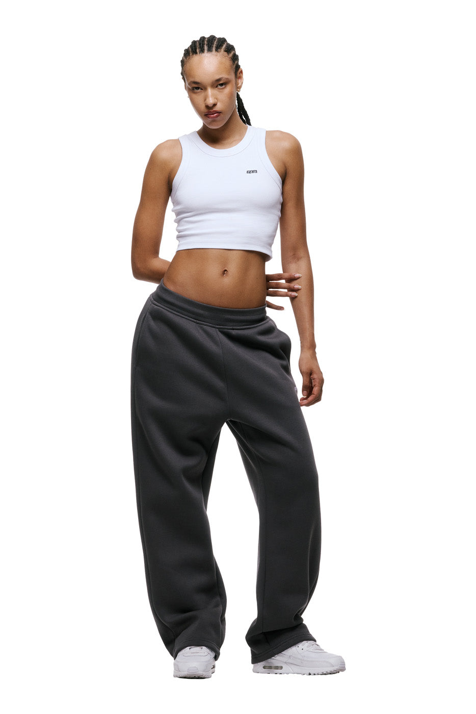 OPEN LEG JOGGER ANTHRACITE