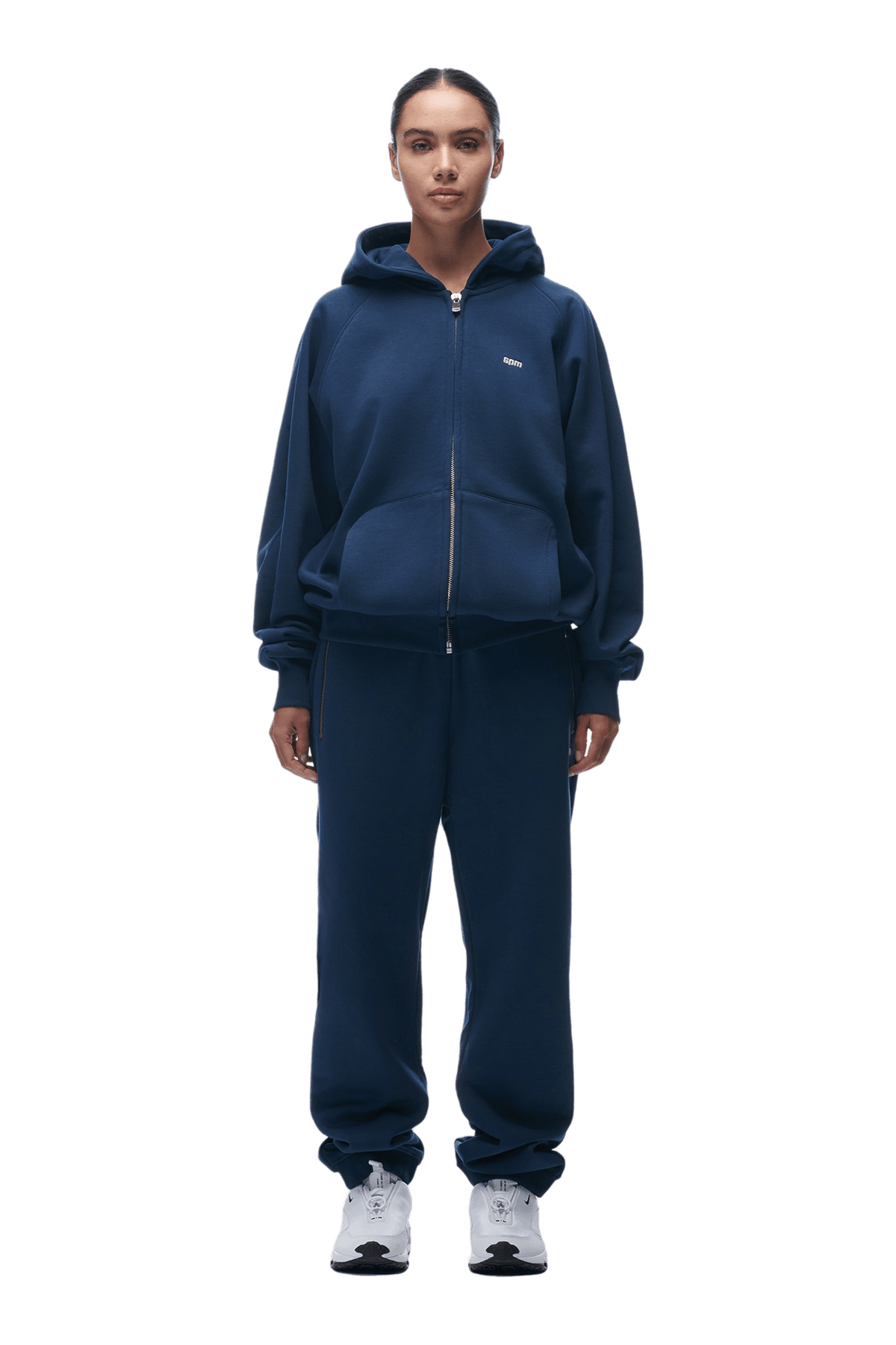 MODAL SUMMER HOODIE ZIP UP (NAVY)